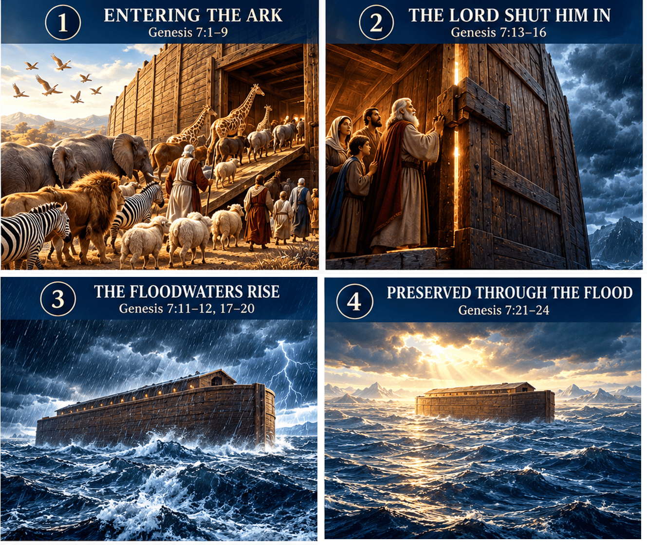 Genesis 7 overview illustration