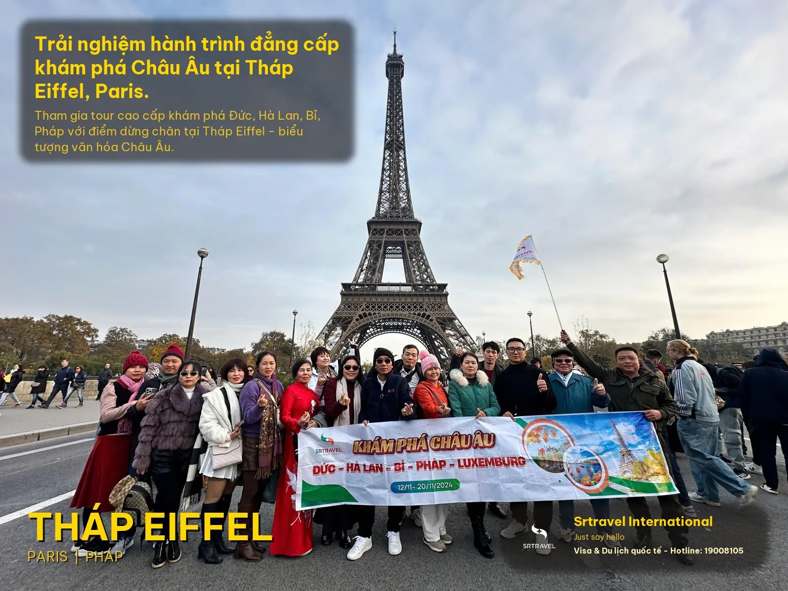 Tour Châu Âu 3 Nước: Pháp – Thụy Sĩ – Ý 2024