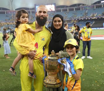 Melia is the daughter of karim benzema from his past relationship. Ipl 2021 Final Csk Players Staff Celebrate Fourth Title With Family Sportstar