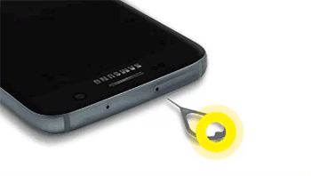 En el caso de la sim card micro o nano, también conocida como tarjeta sim o chip, es posible ver al reverso que tiene escrito 4g lte. Samsung Galaxy S7 S7 Edge Insert Sim Card Verizon