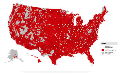 About 4G LTE Advanced Verizon Wireless Vzw Ltea Map Lp 09312016