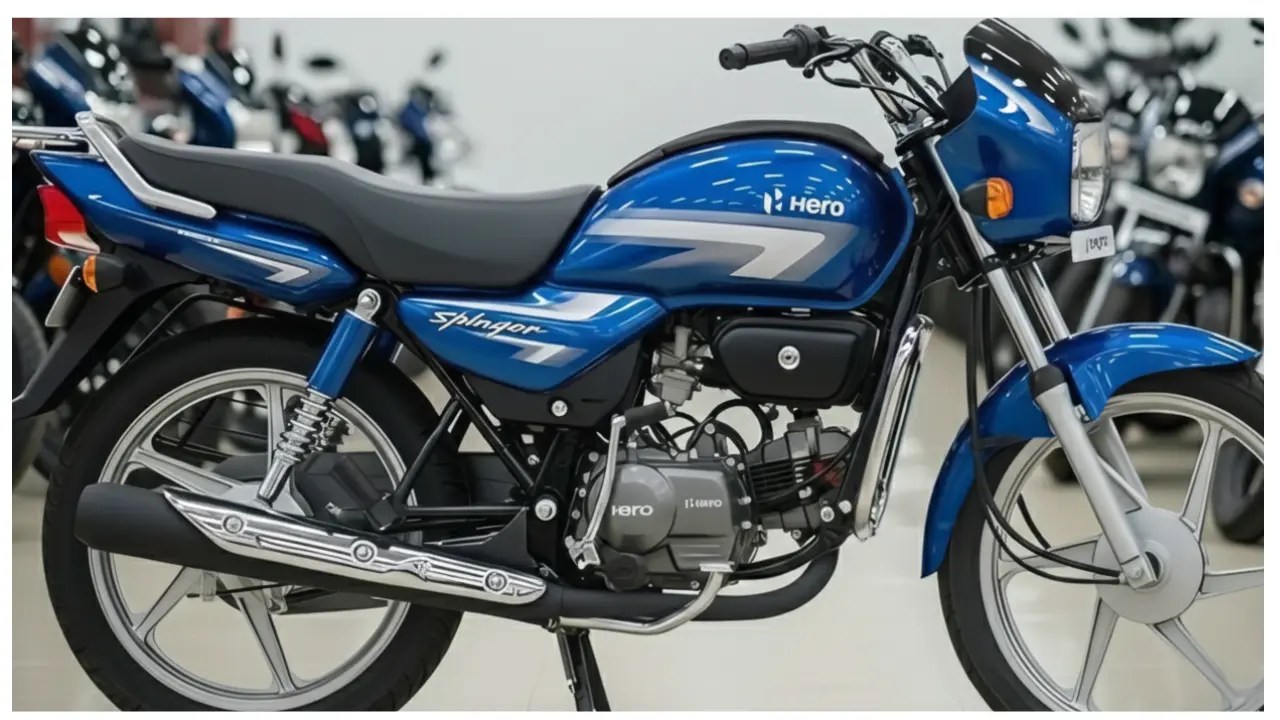 Hero Splendor updated model with improved design and mileage