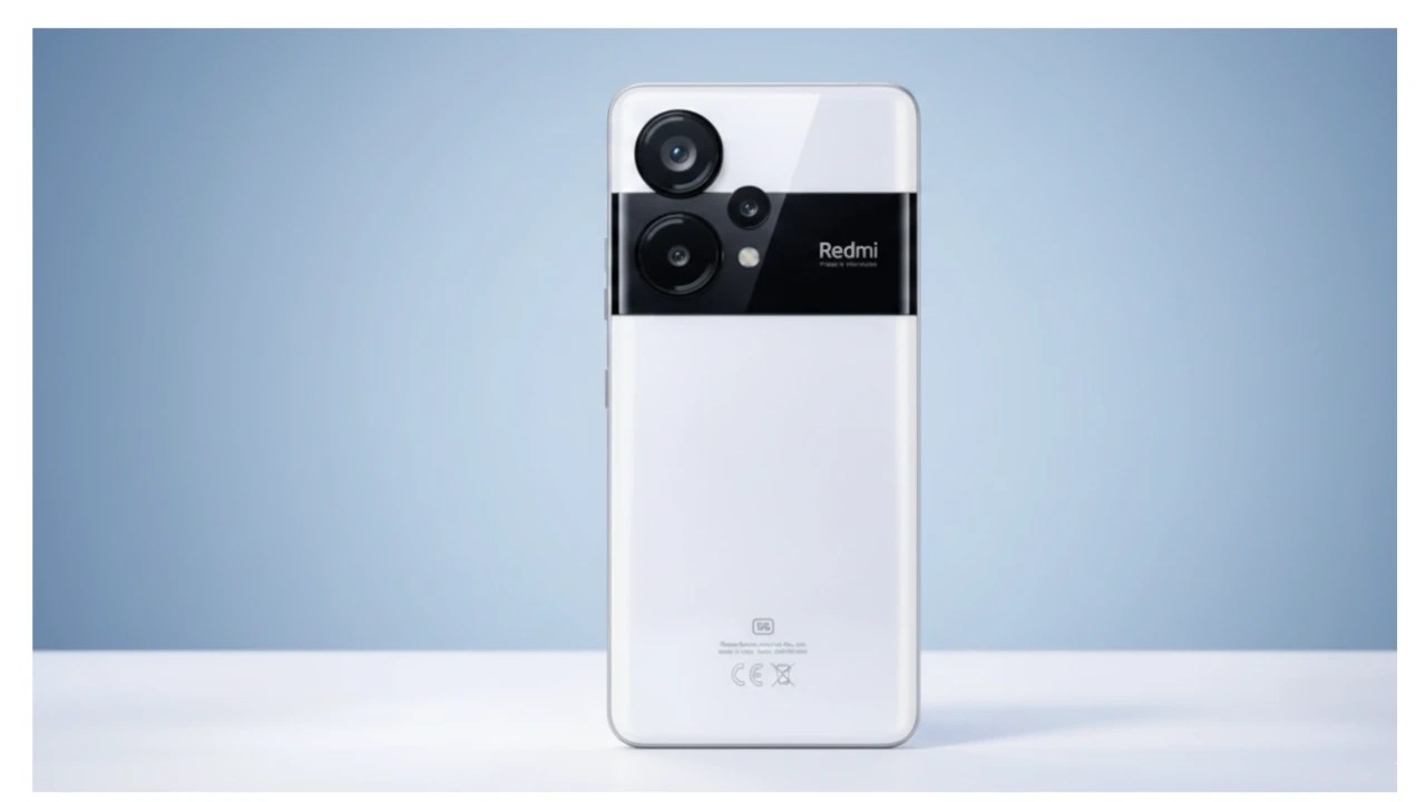 Redmi Note 13 Pro Plus 5G showing curved AMOLED display and camera module