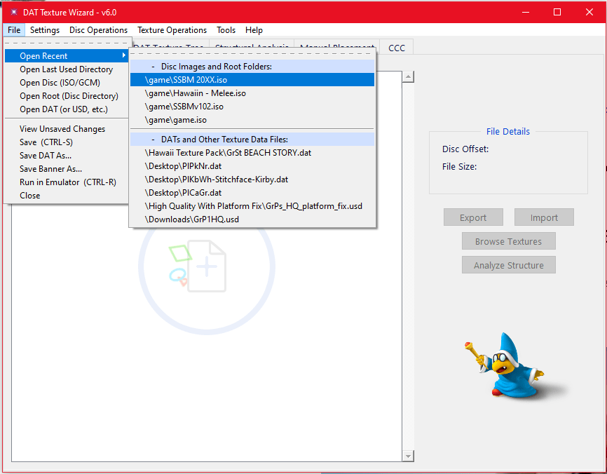 Tutorials: Importing DAT Files – SSBM Textures