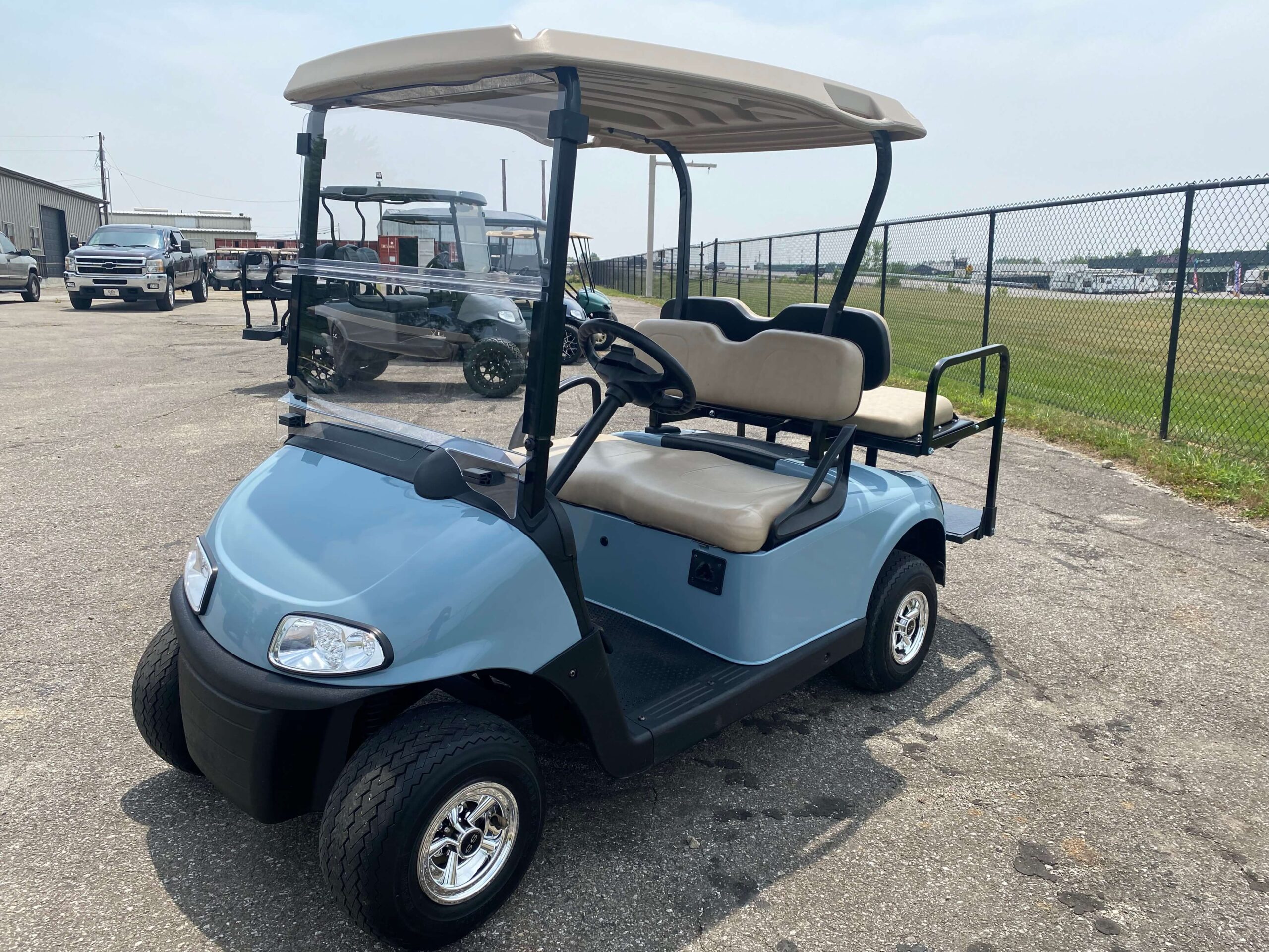 2017 E-Z GO RXV Electric 4P | Ocean Grey - SS Carts