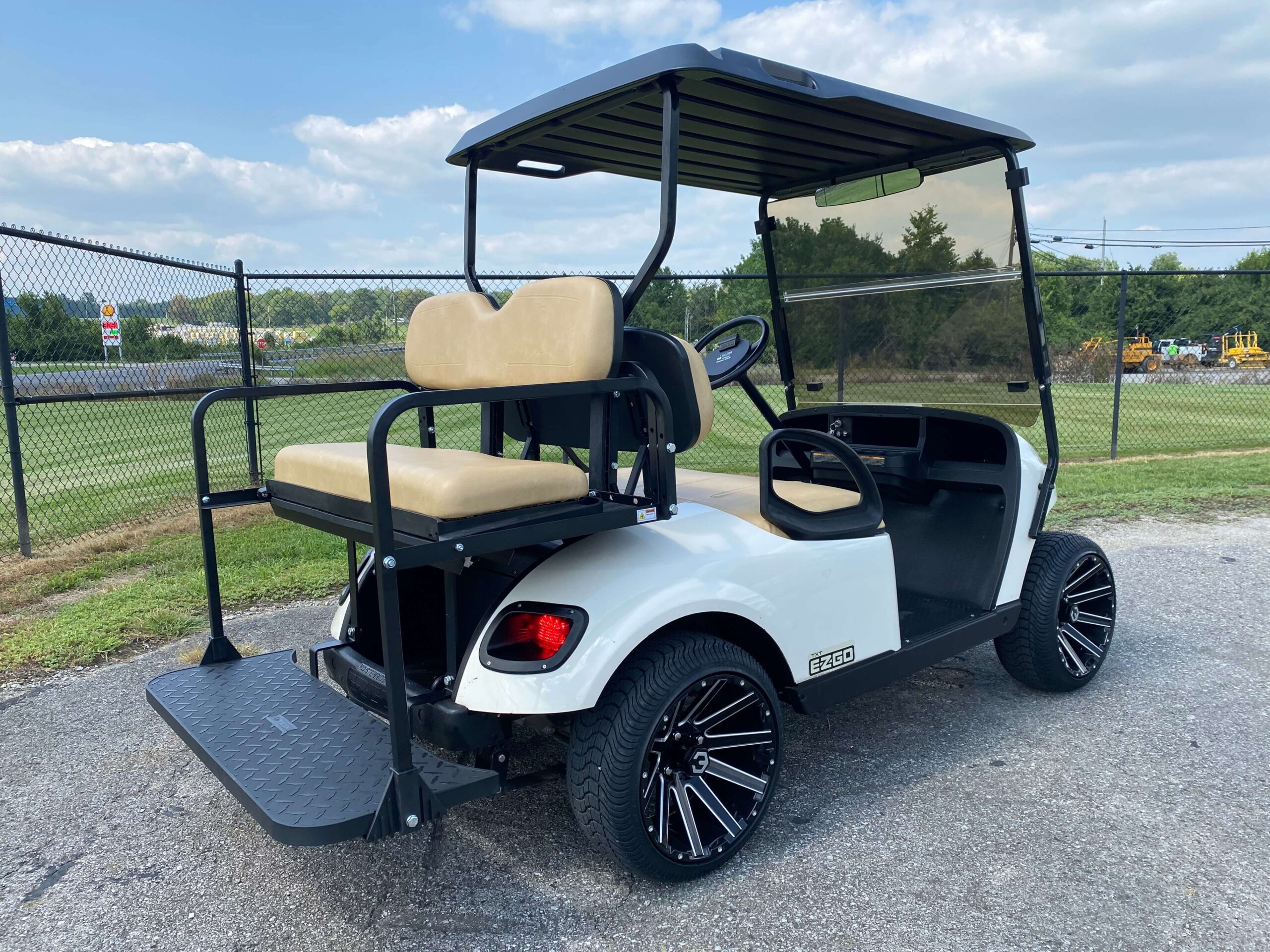 2019 E-Z GO TXT EFI Gas 4P | White - SS Carts