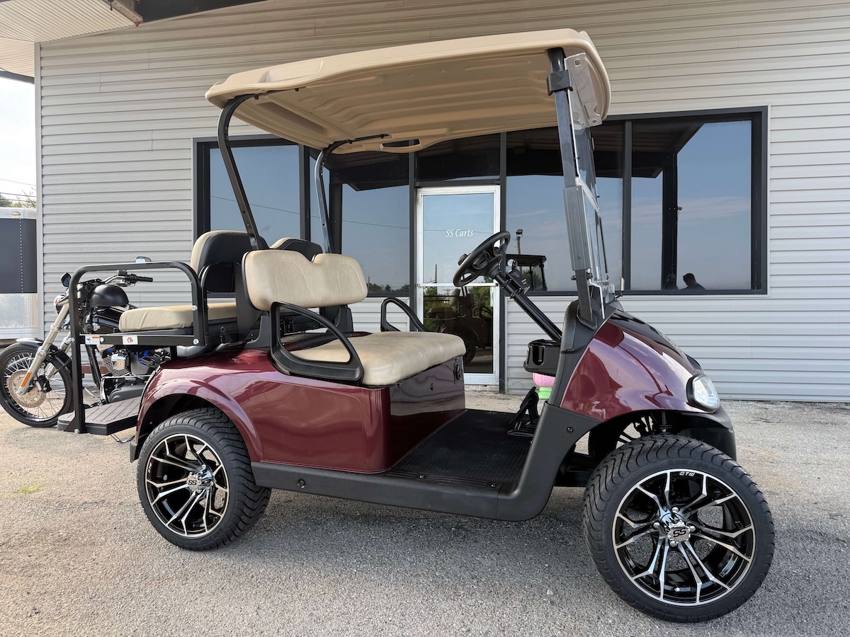 2018 E-Z GO RXV Lithium 4P | Burgundy