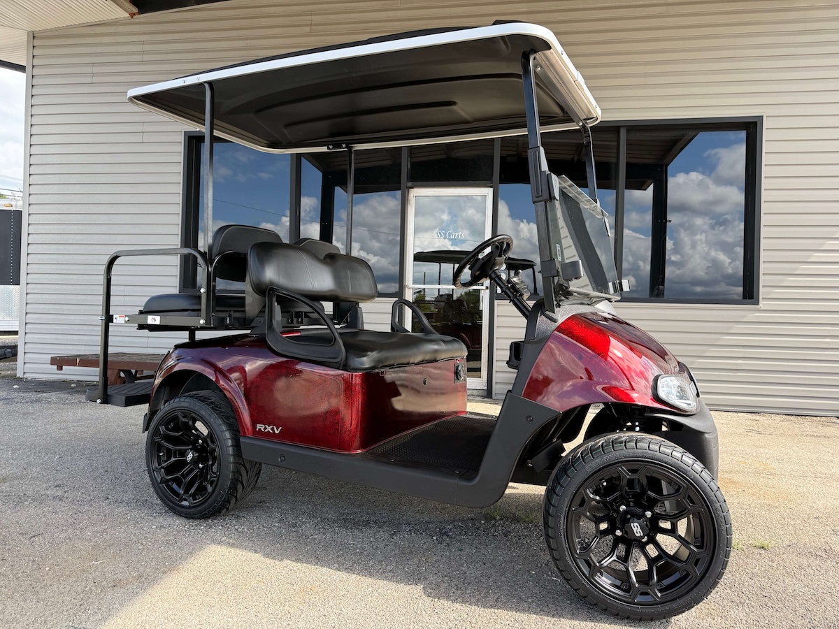 2020 E-Z GO RXV Lithium 4P | Red Marble