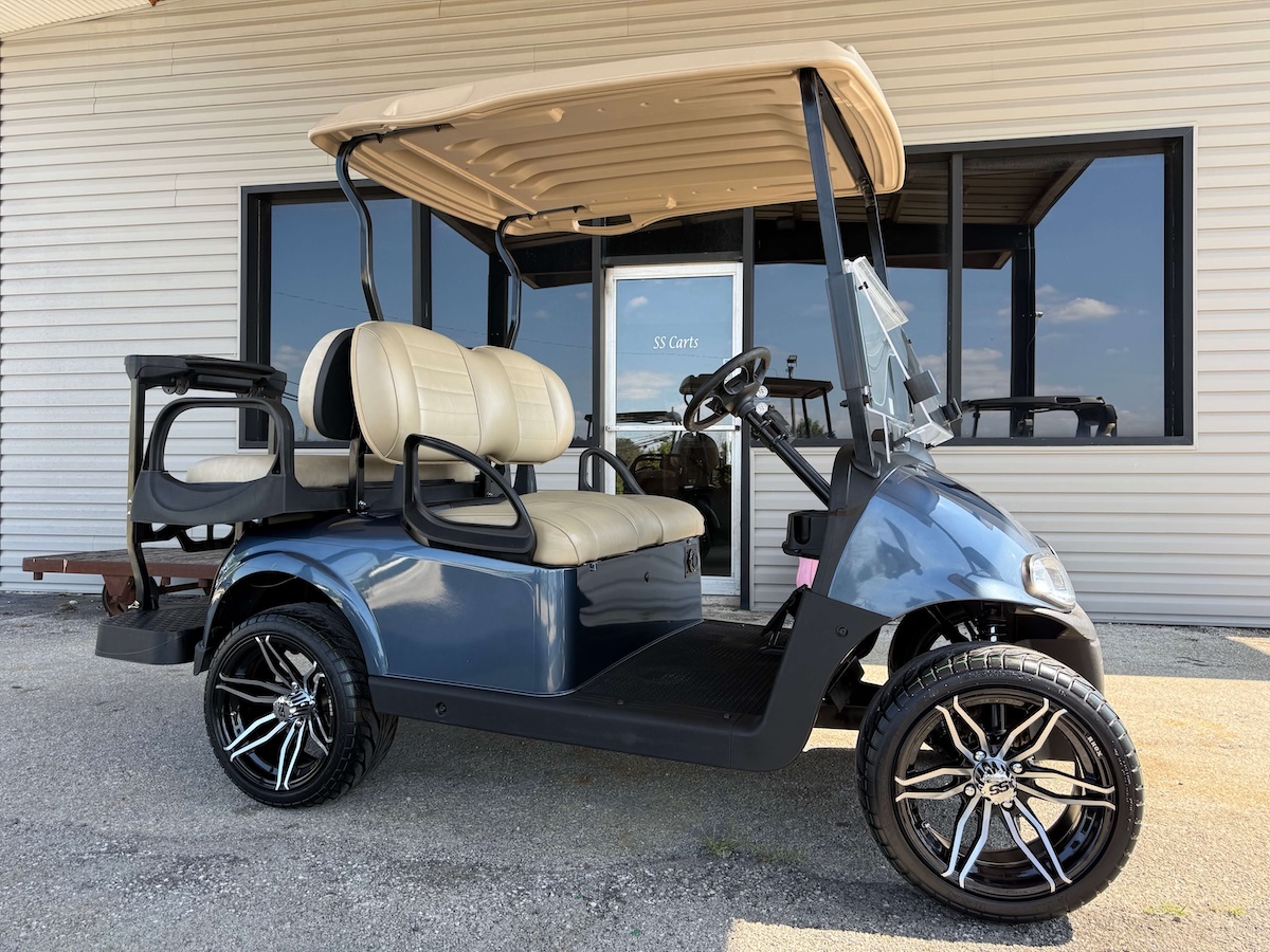 2018 E-Z GO RXV Lithium 4P | Steel Blue