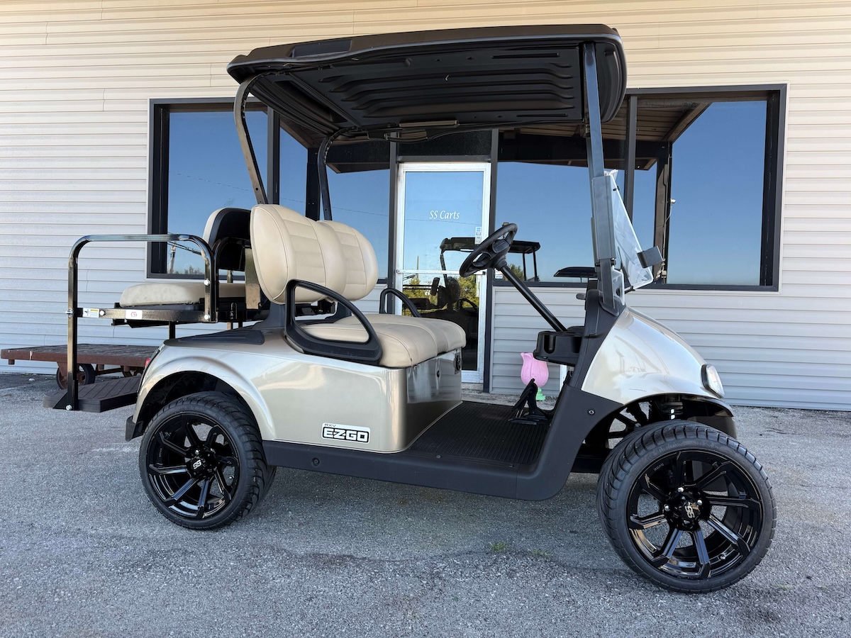 2018 E-Z GO RXV Lithium 4P | Almond Pearl