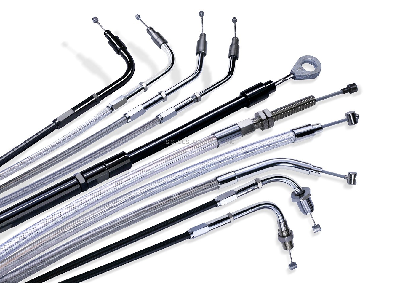 Custom made throttle cables