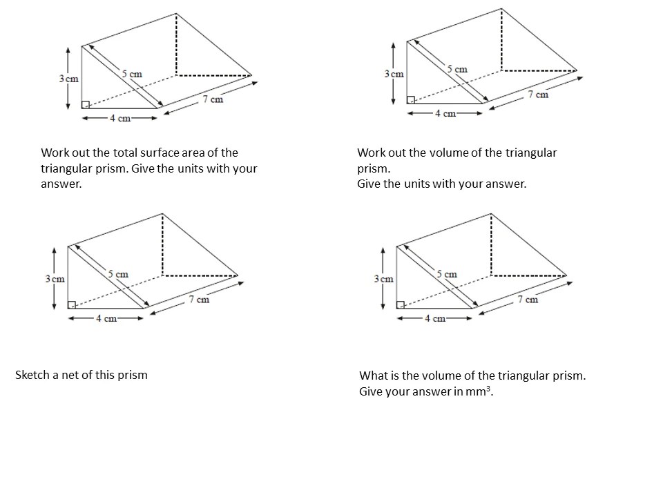 Triangular prisms 4 – SSDD Problems