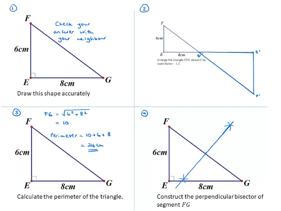 Right-angled triangles 4 – SSDD Problems
