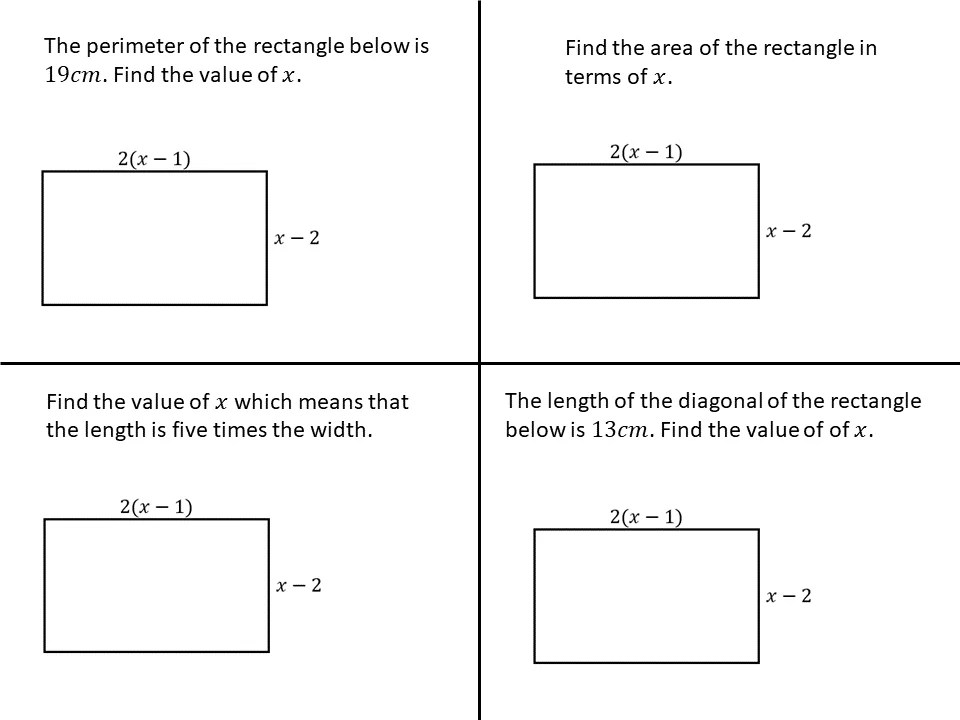 Rectangles 6 – SSDD Problems
