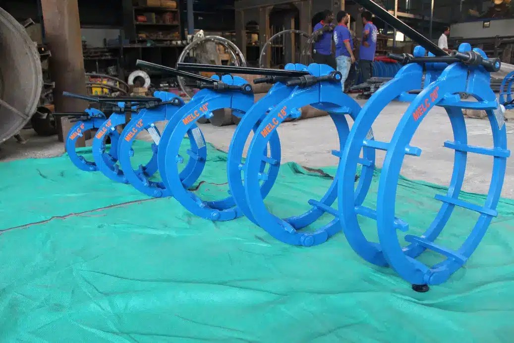 Mechanical external line up clamp 8", 12", 16", 18", 20"