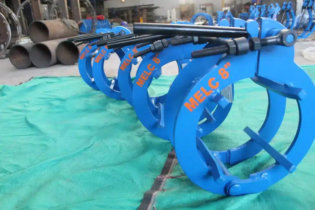 Mechanical external lineup clamp 8"