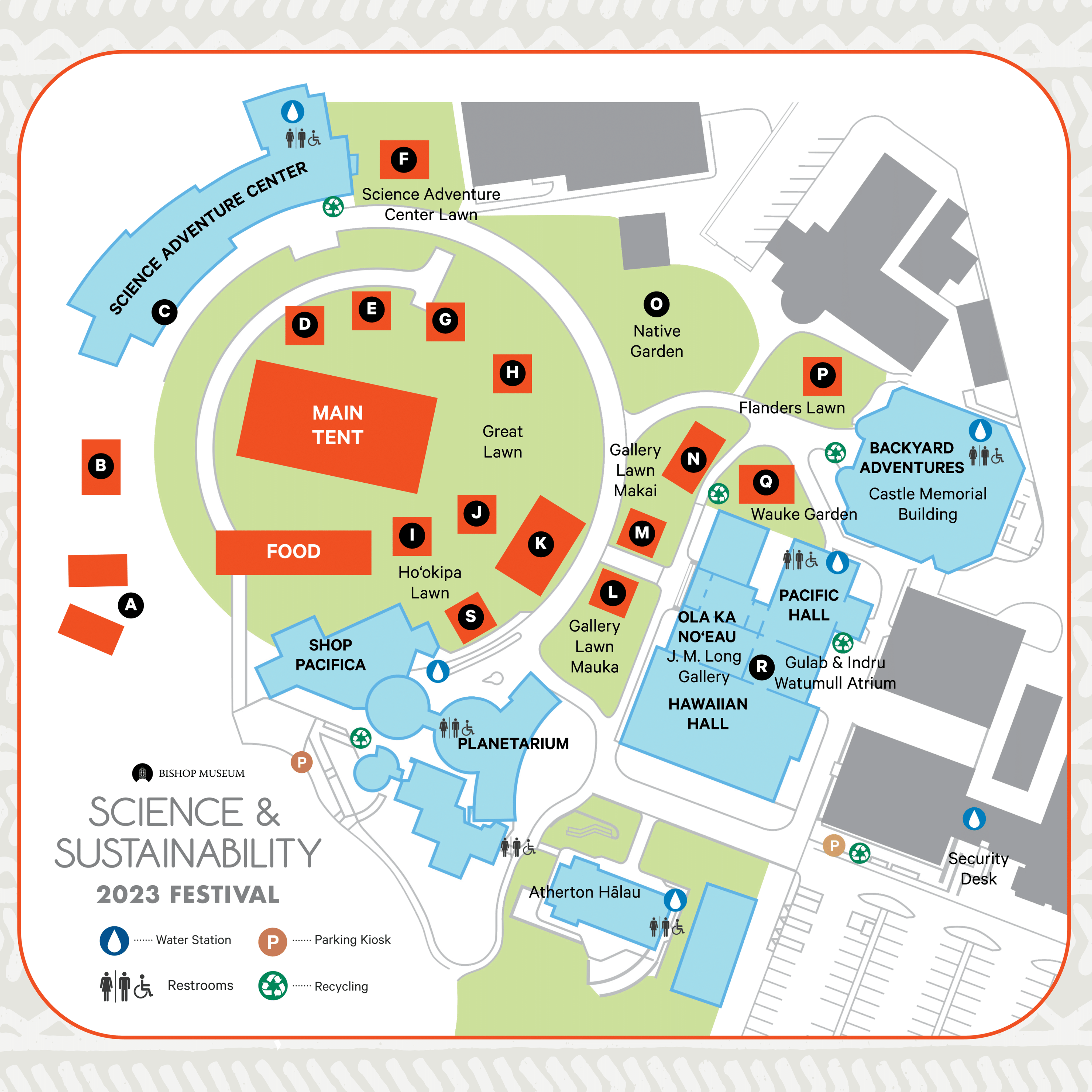 Bishop Museum Campus Map Interactive Map Final Map 