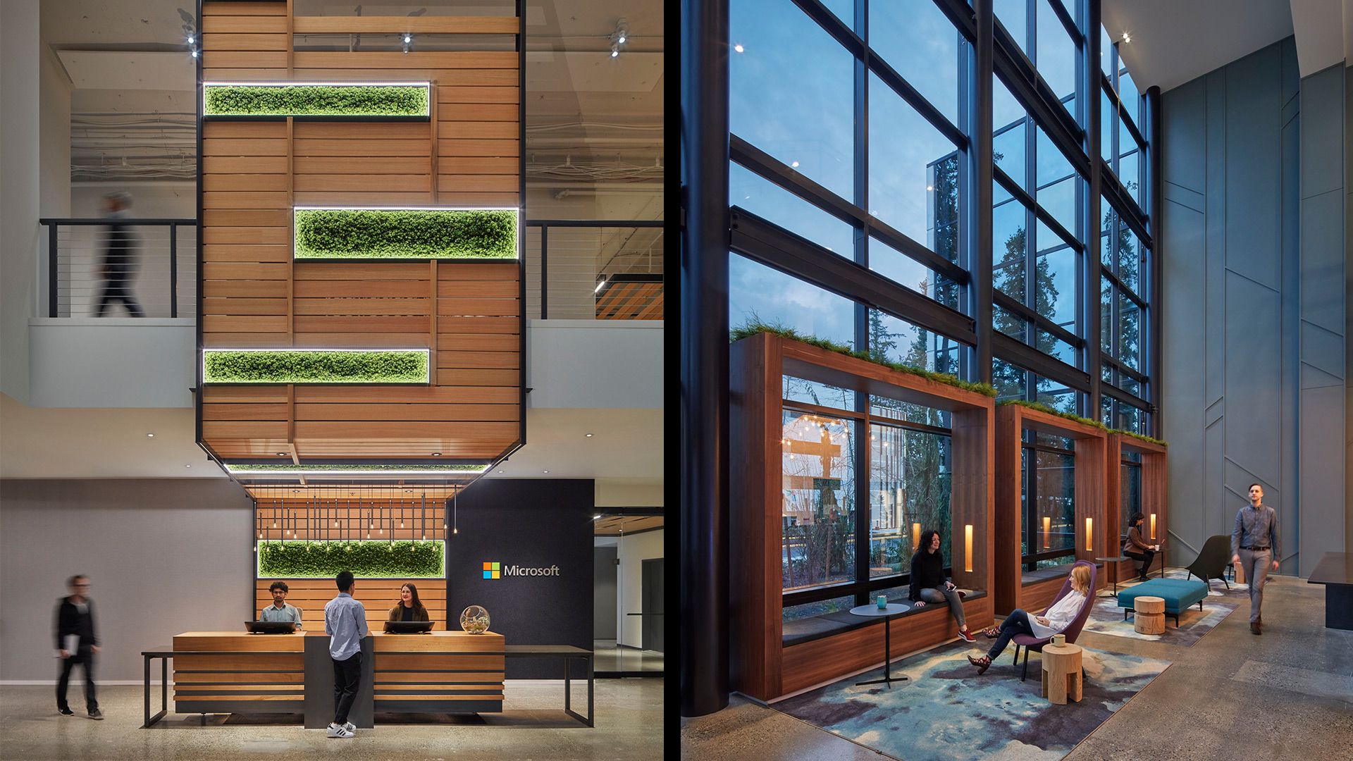 Microsoft B121 and B122 – Intelligent Workplace Offices Design
