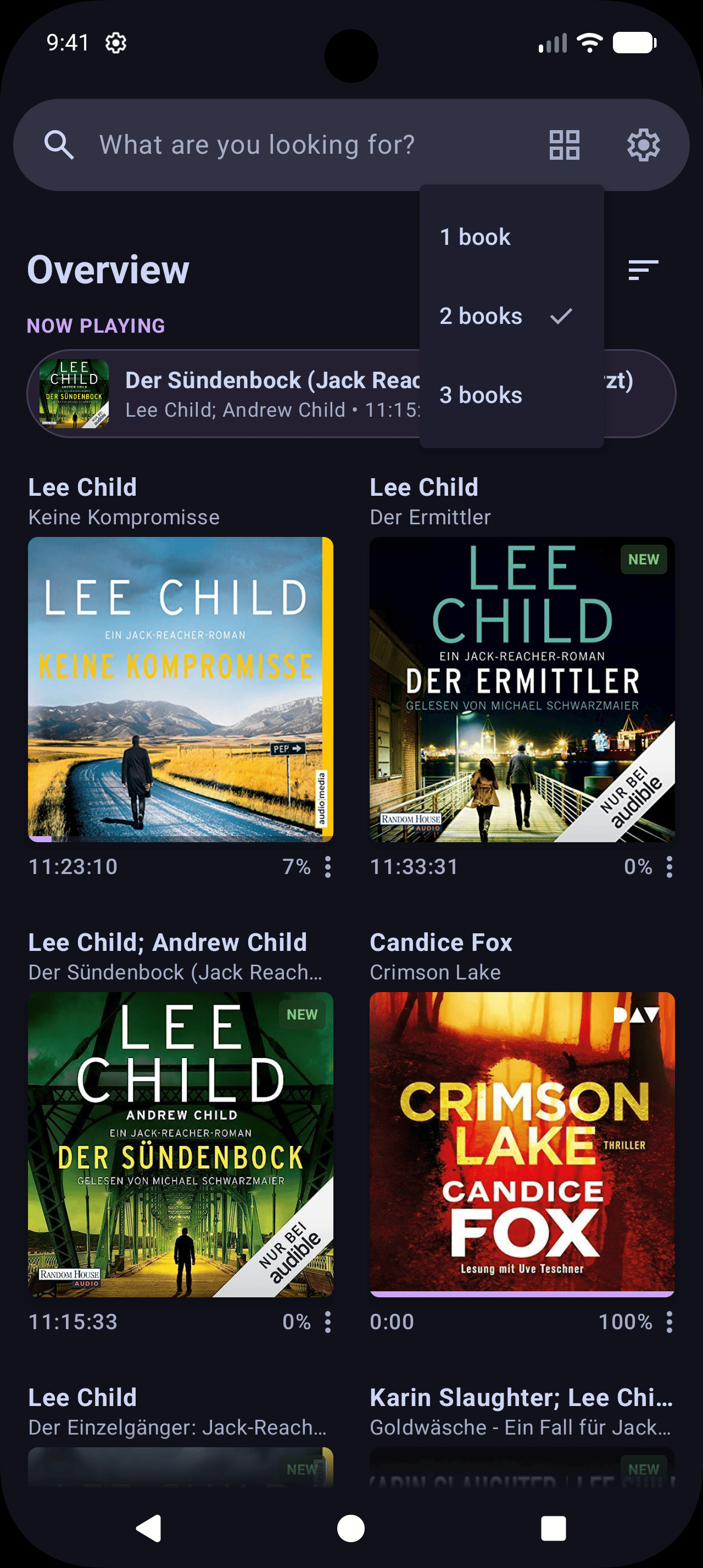 Clio Audiobook Player screenshot 1