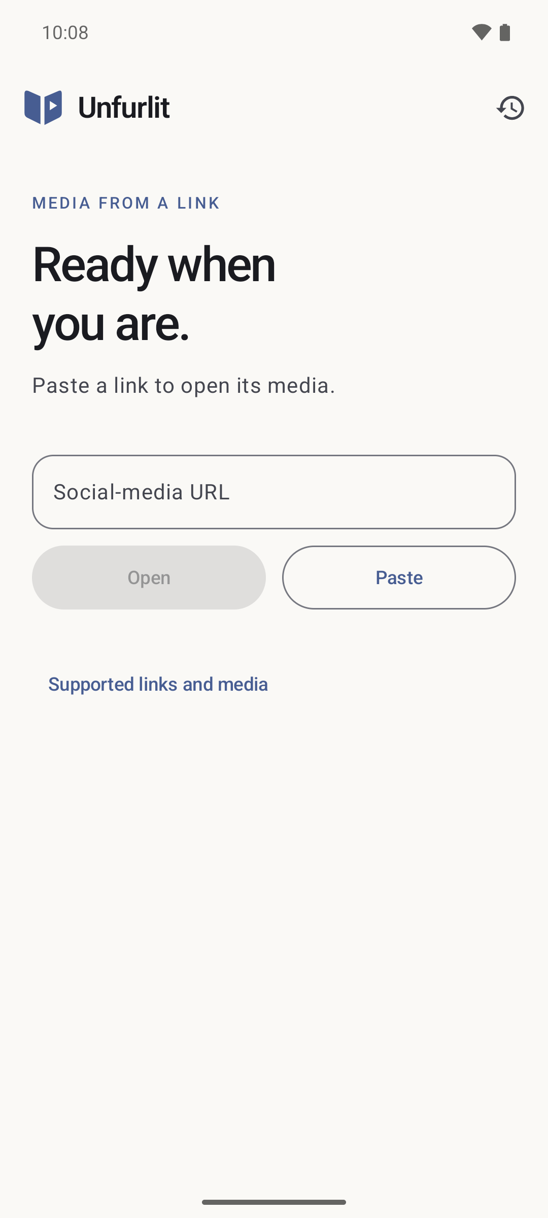 Unfurlit screenshot 1