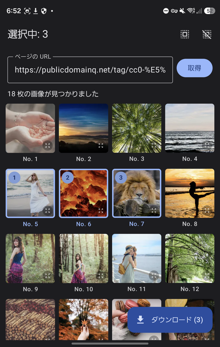 Webby Images Downloader screenshot 1