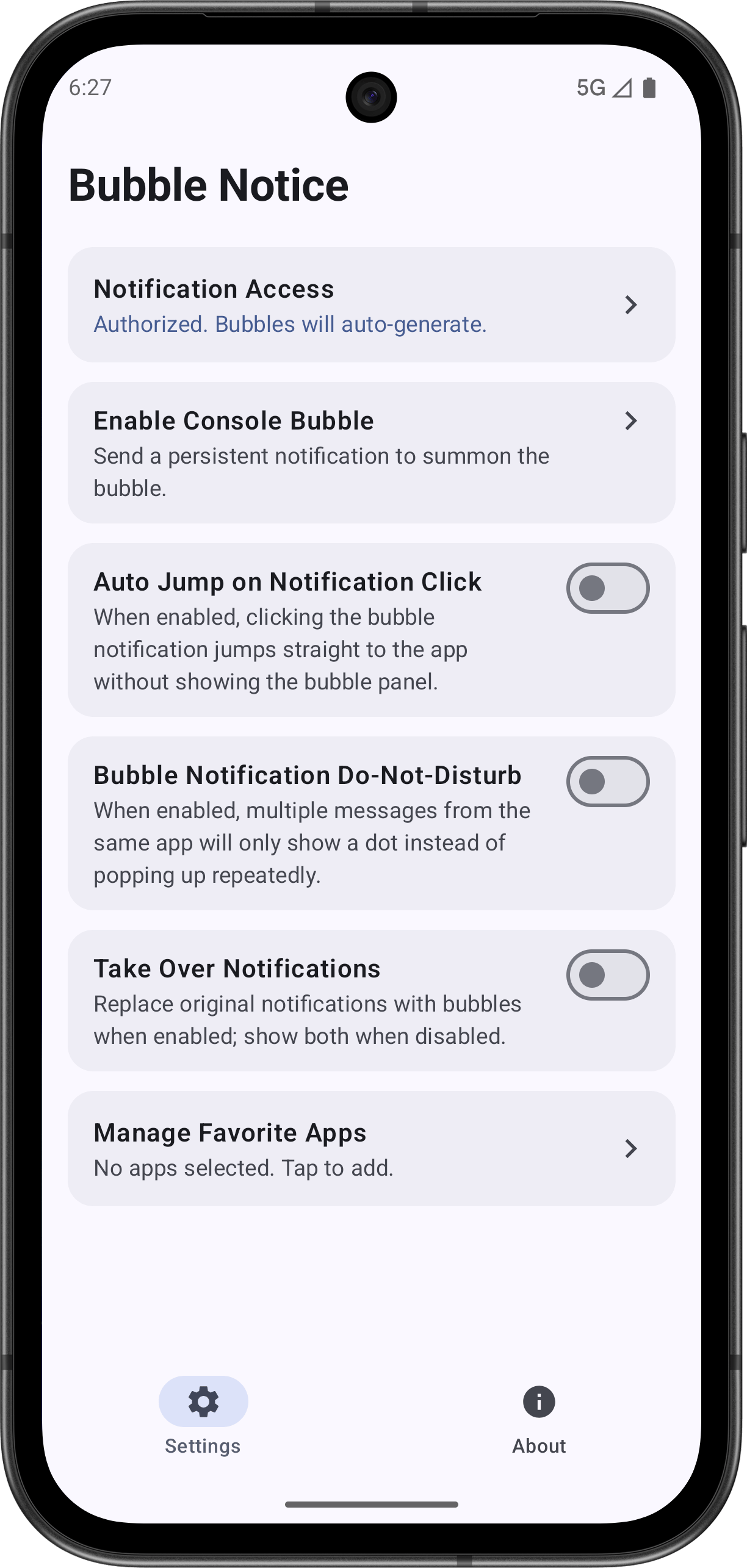 Bubble Notice screenshot 2