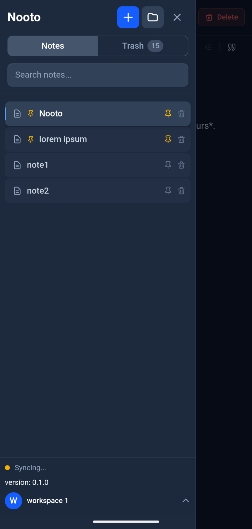 Nooto screenshot 2