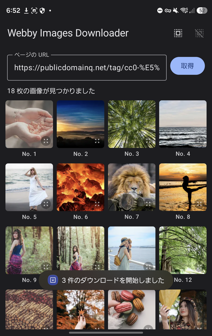 Webby Images Downloader screenshot 2