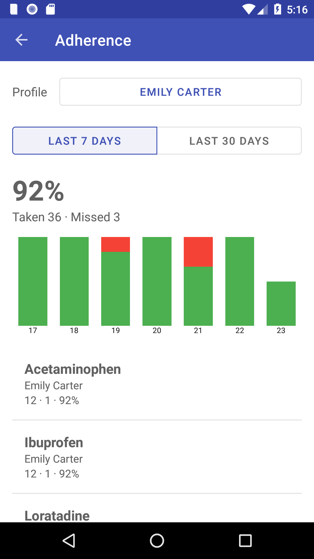 Medic Log screenshot 2