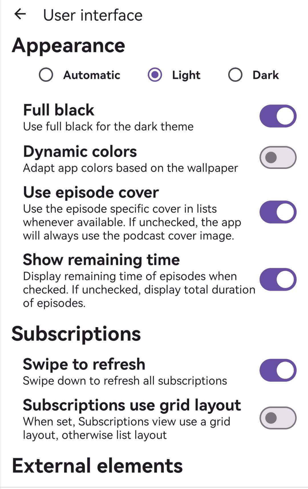 UT.urn - YouTube facilitator for Podcini.A screenshot 2