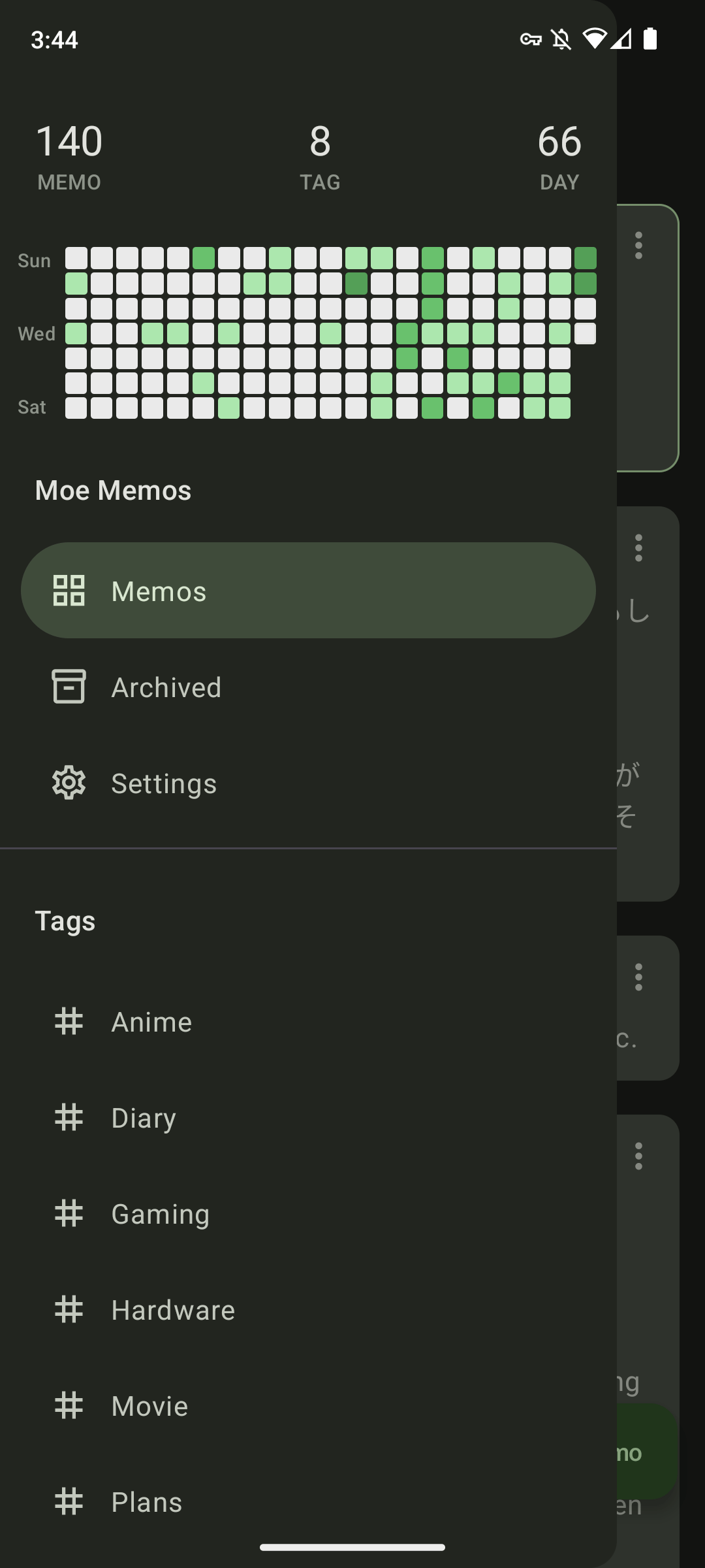 MoeMemos screenshot 2