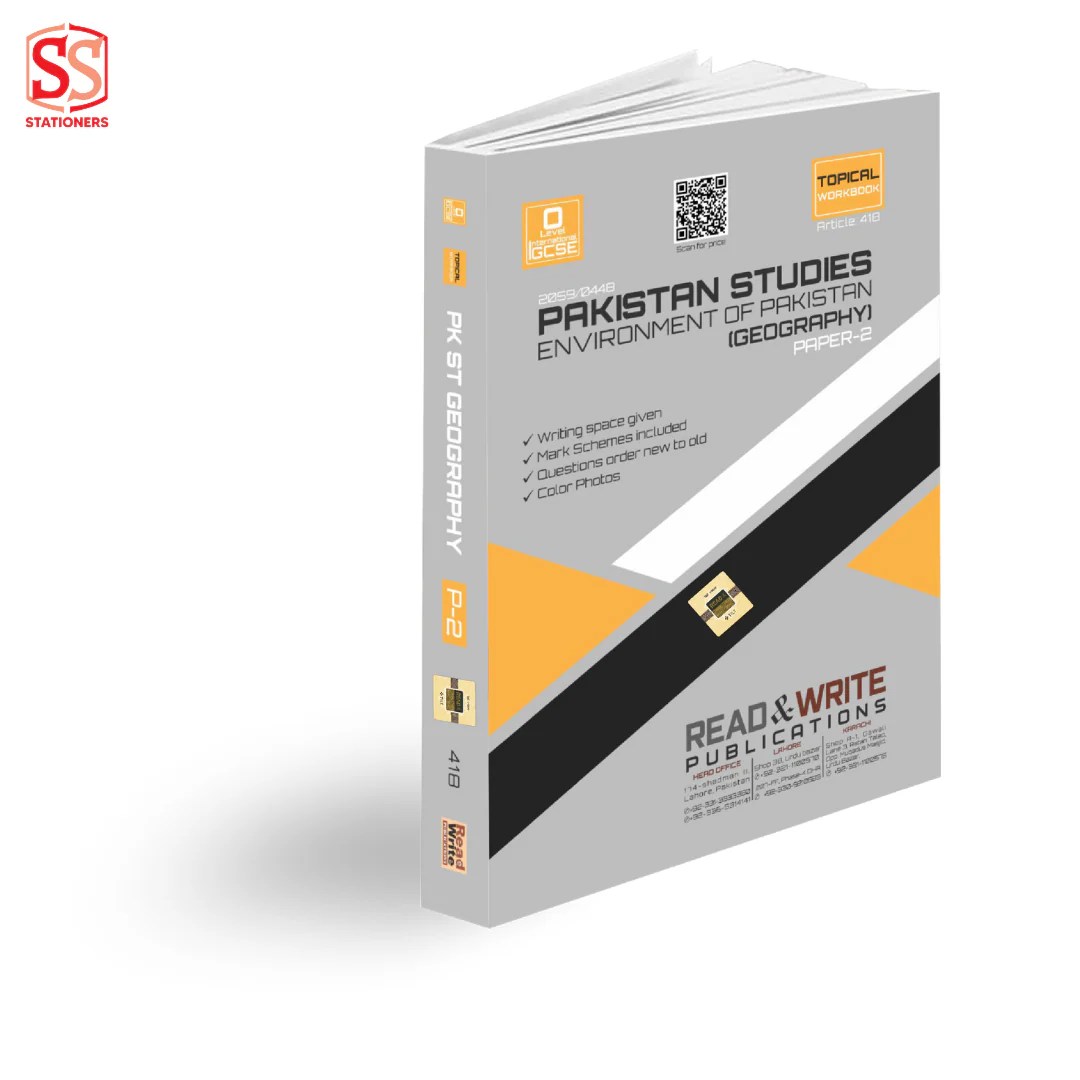 O Level Pak Studies Paper 2 Topical Workbook 418 Ss Stationers