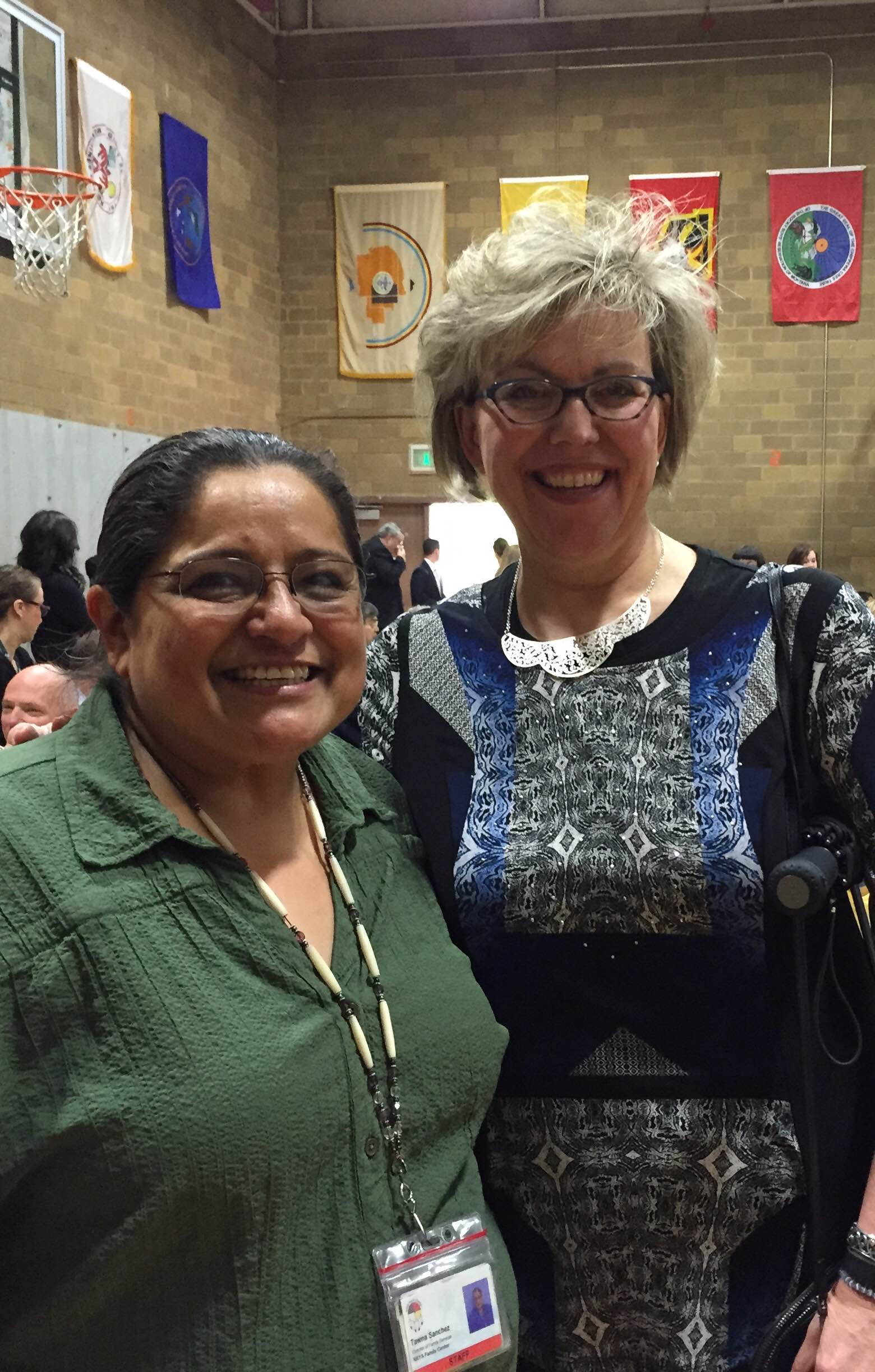 Tawna Sanchez, MSW '2012 and Dean Nissen