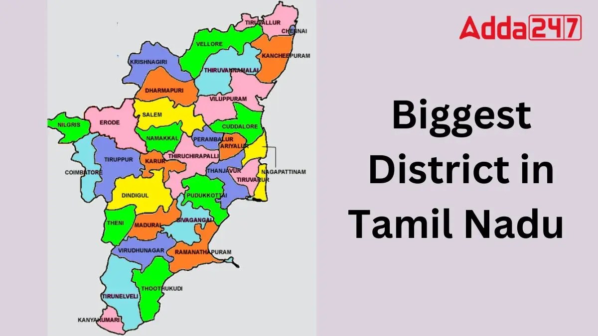 Largest District In Tamil Nadu Know The Names Of All Districts Biggest District In Tamil Nadu 
