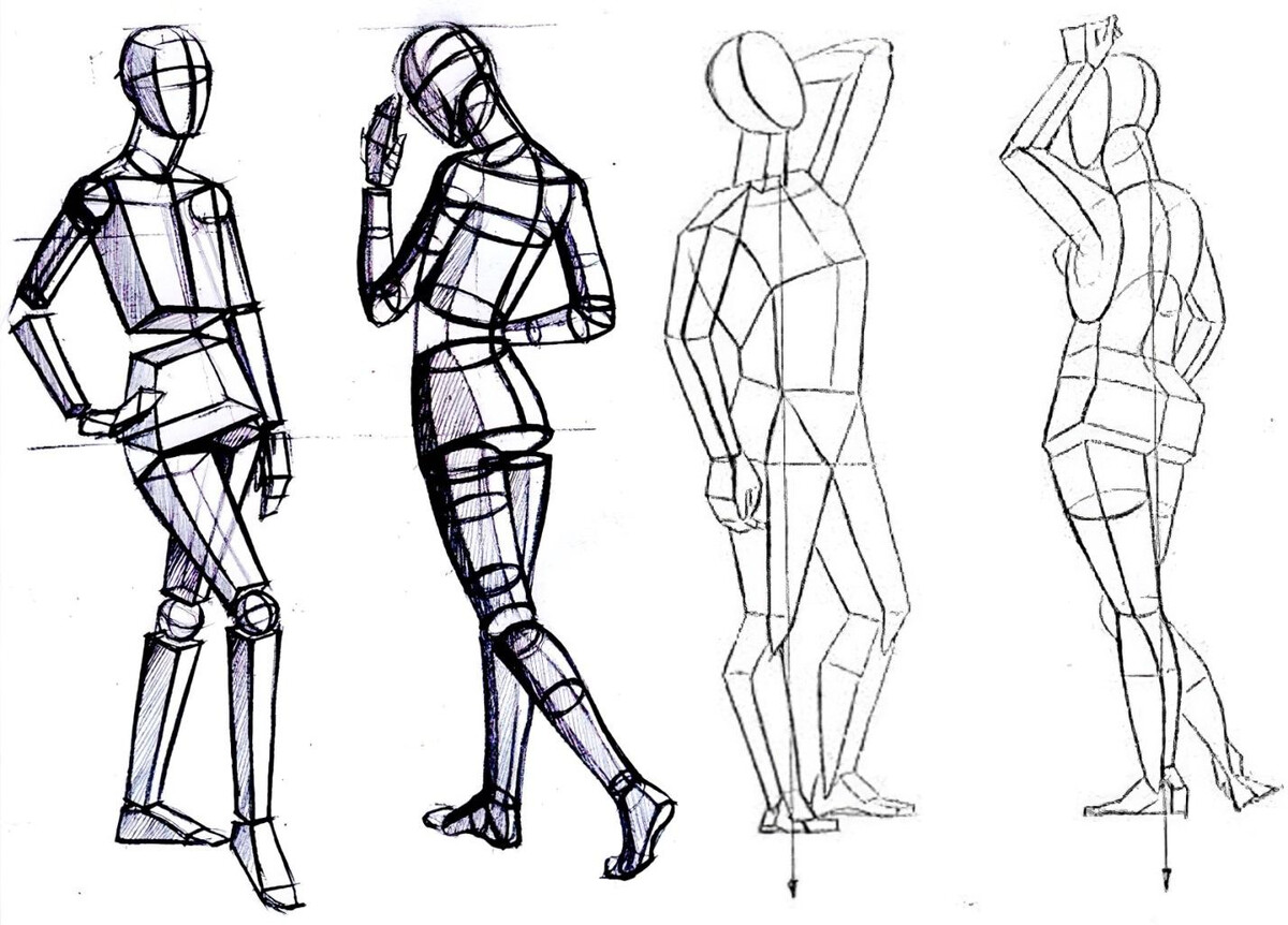 как нарисовать робота из живой стали