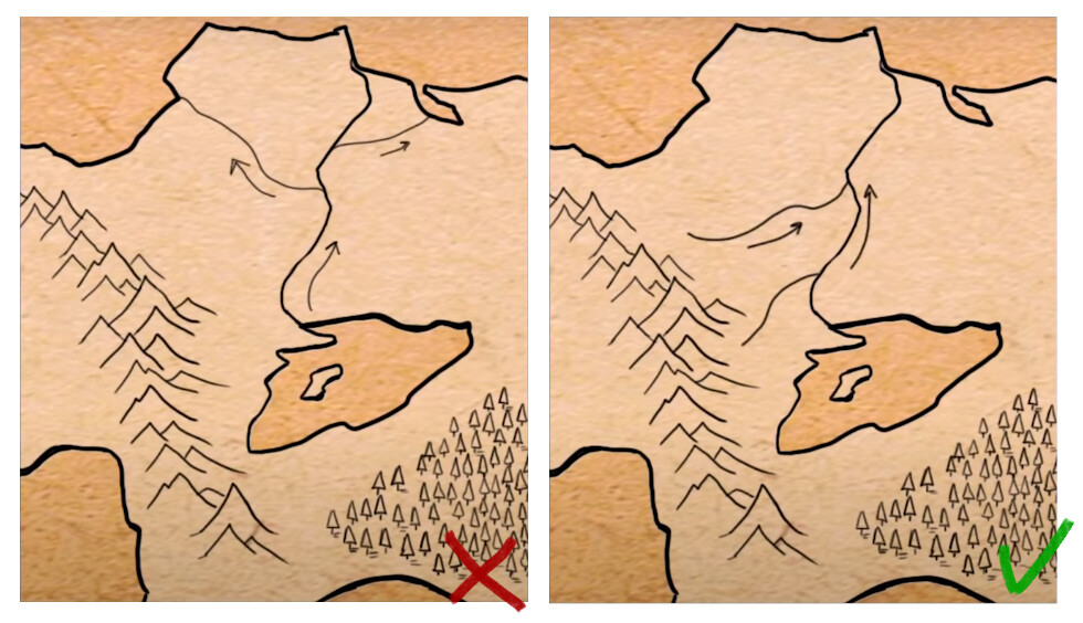 как рисовать фэнтези карты