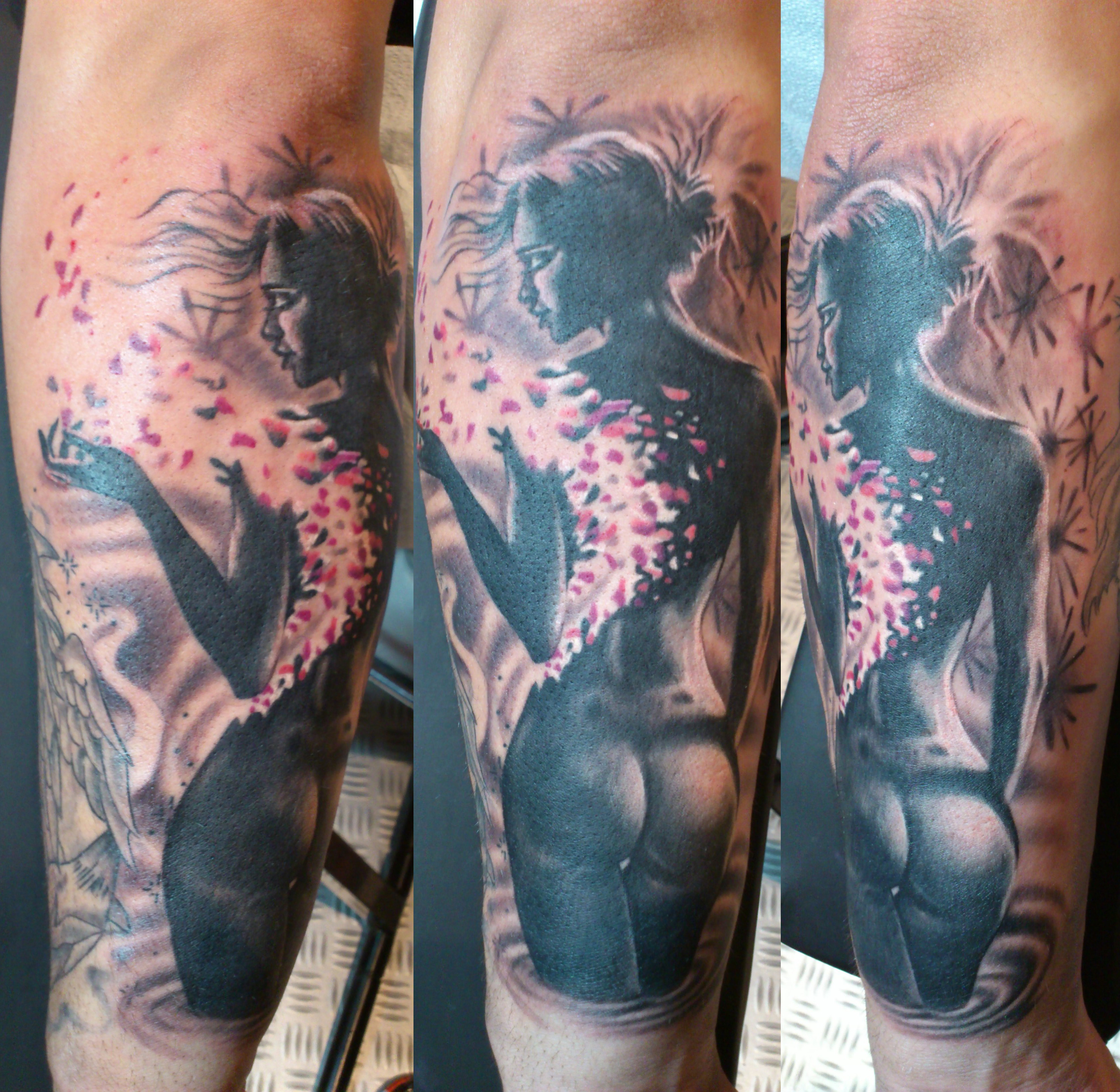 Black And Grey Tattoo Stace Burt Tattoo Artist