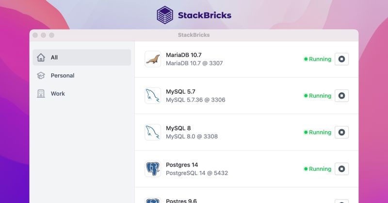 Stackbricks App Database Management For Developer Machines - Download Artistic Space Background | Full HD