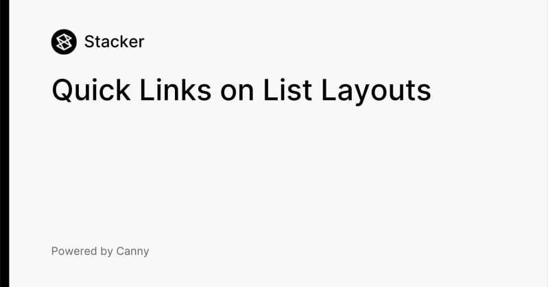 Advanced And Quick Filters On List Layouts Stacker Changelog - HD Colorful Pictures for Desktop
