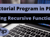 Factorial Program In Php Using Recursive Function Stackhowto