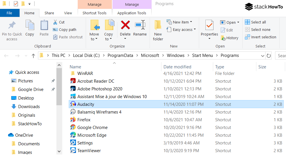 How to make a program run on startup in windows 10