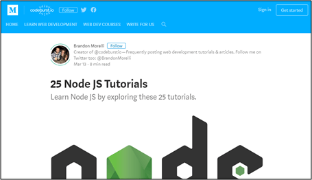 Learn Node Js Tutorials For Programmers Of All Levels