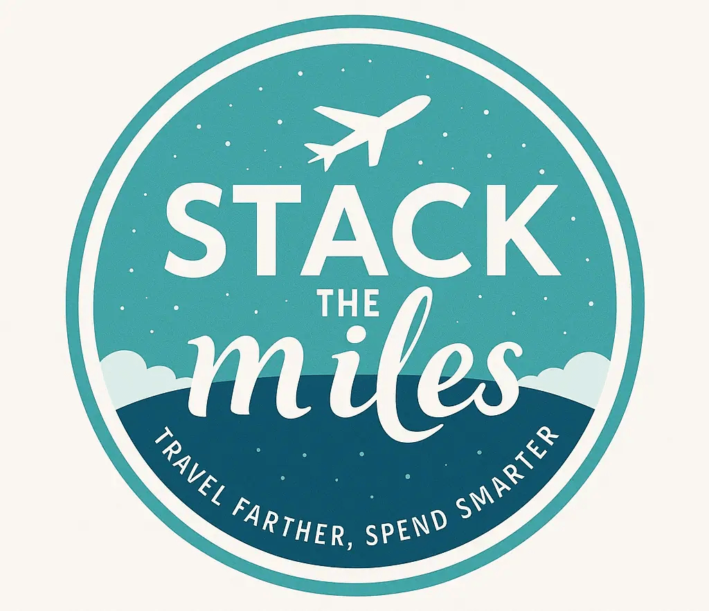 Stack the Miles logo - Travel Farther, Spend Smarter