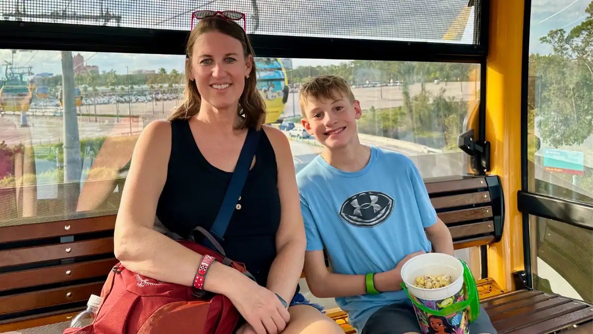 Child holding Disney popcorn bucket gluten free snack Hollywood Studios