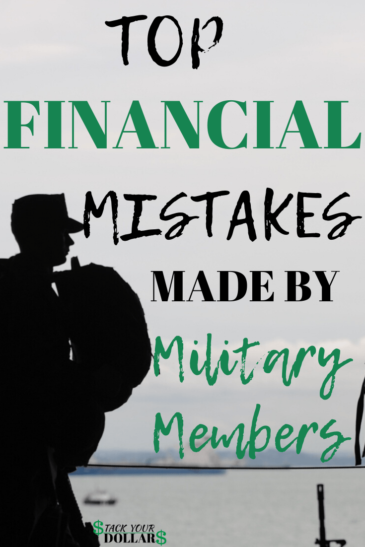 Top 5 Common Financial Mistakes by Service Members Pin