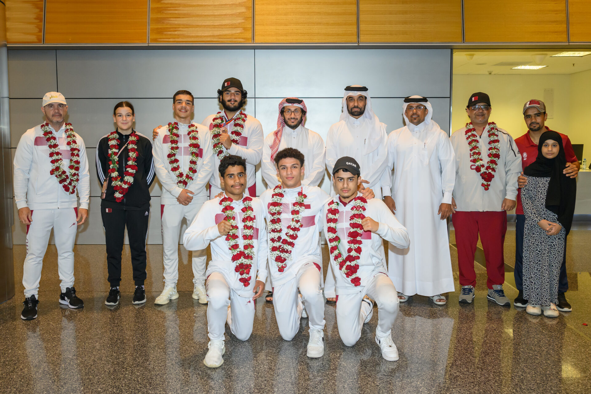 استقبال حافل لبعثة المنتخب القطري للملاكمة العائدة من بطولة آسيا للشباب