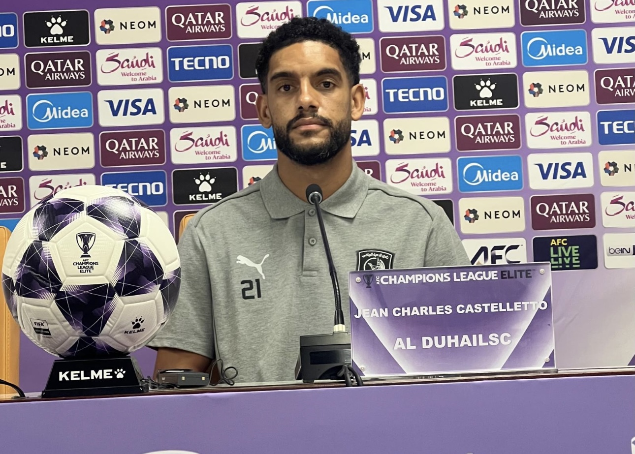 جان كاستيلتو : عازمون على بذل قصارى جهدنا للخروج بالنتيجة المنشودة أمام الأهلي السعودي