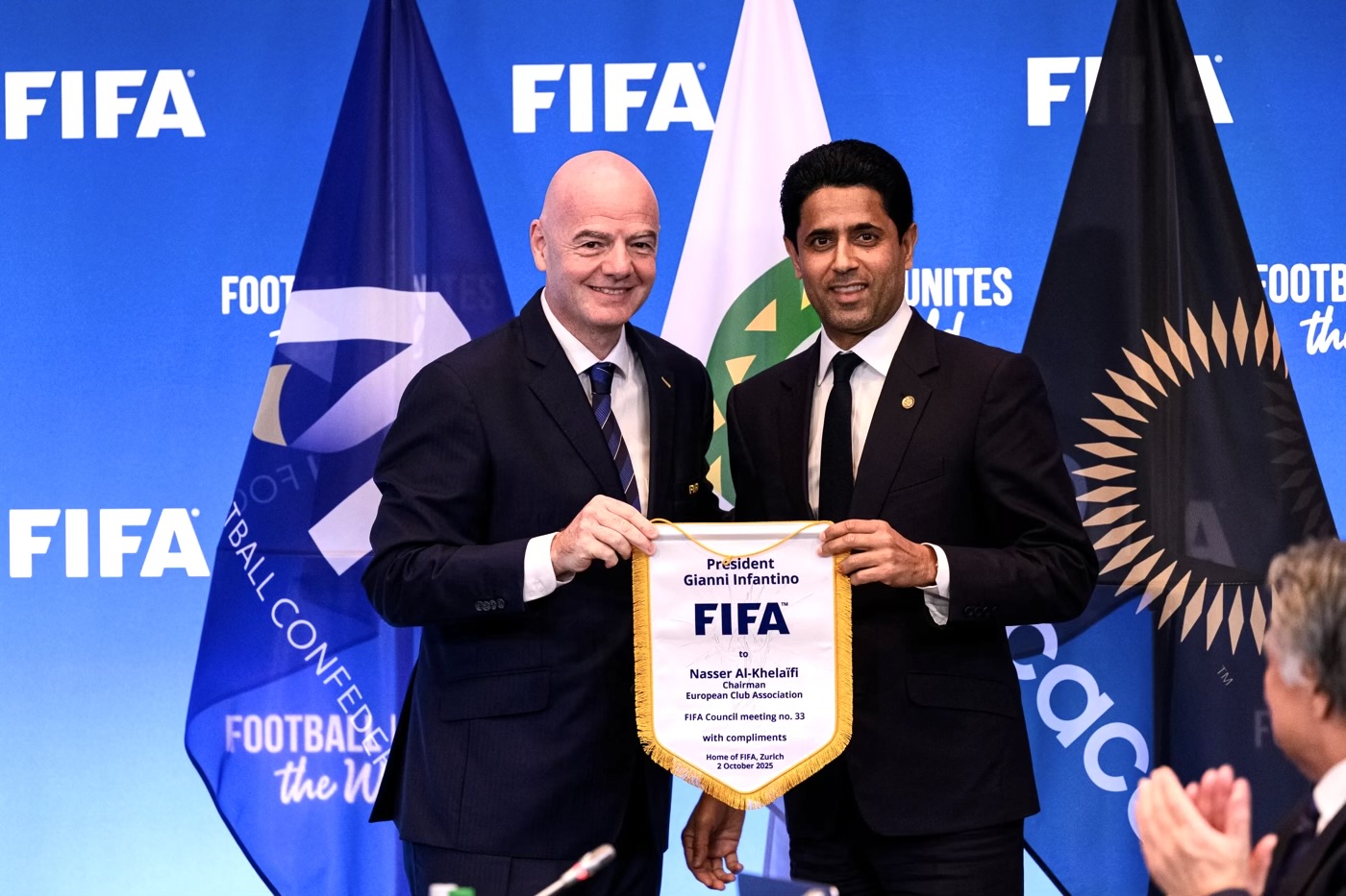 بحضور الخليفي ، مجلس الفيفا يبحث دور كرة القدم باعتبارها أداة للسلام والوحدة