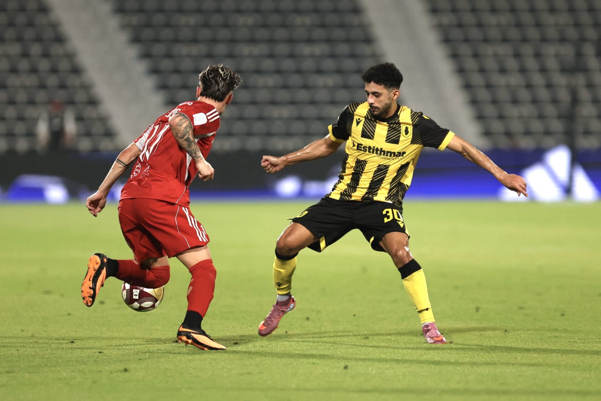 العربي يفوز على قطر برباعية في الجولة الثالثة لبطولة كأس QSL&nbsp;