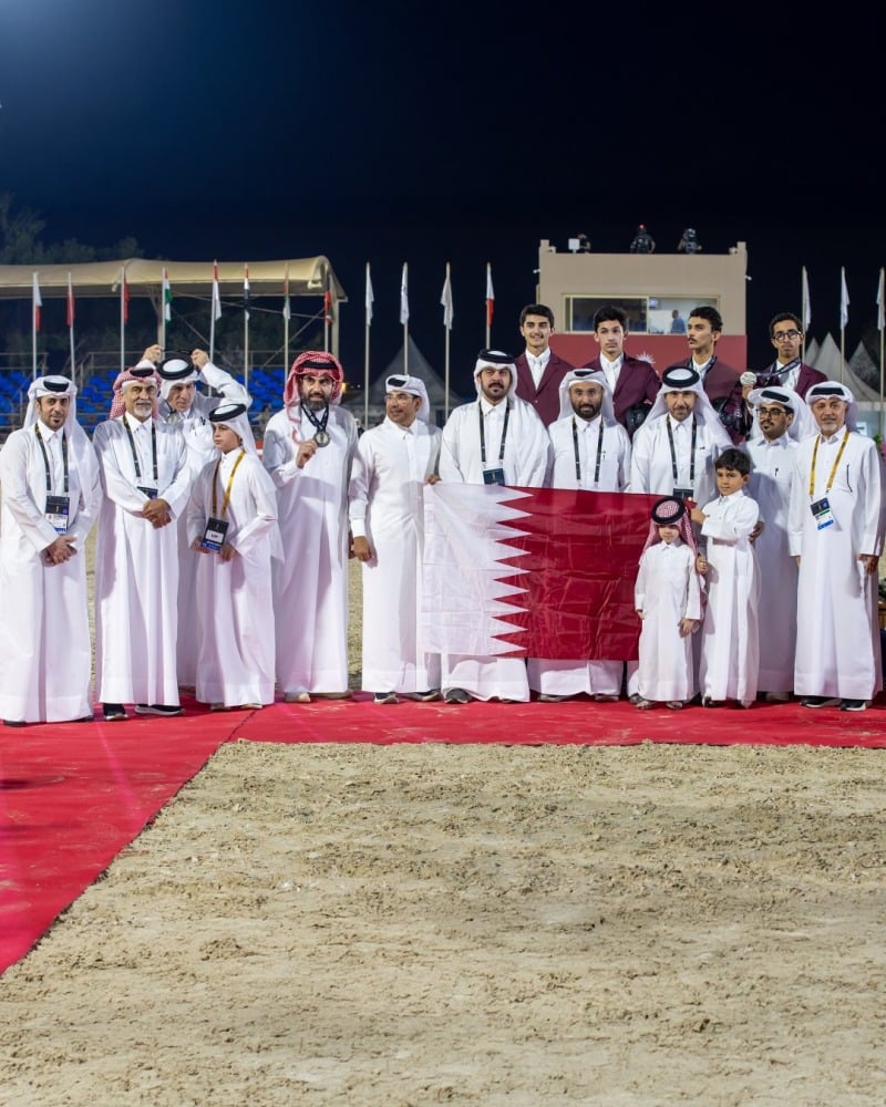 قطر تحصد ميداليتين فضيتين في منافسات الفروسية وألعاب القوى بدورة الألعاب الآسيوية للشباب بالبحرين&nbsp;